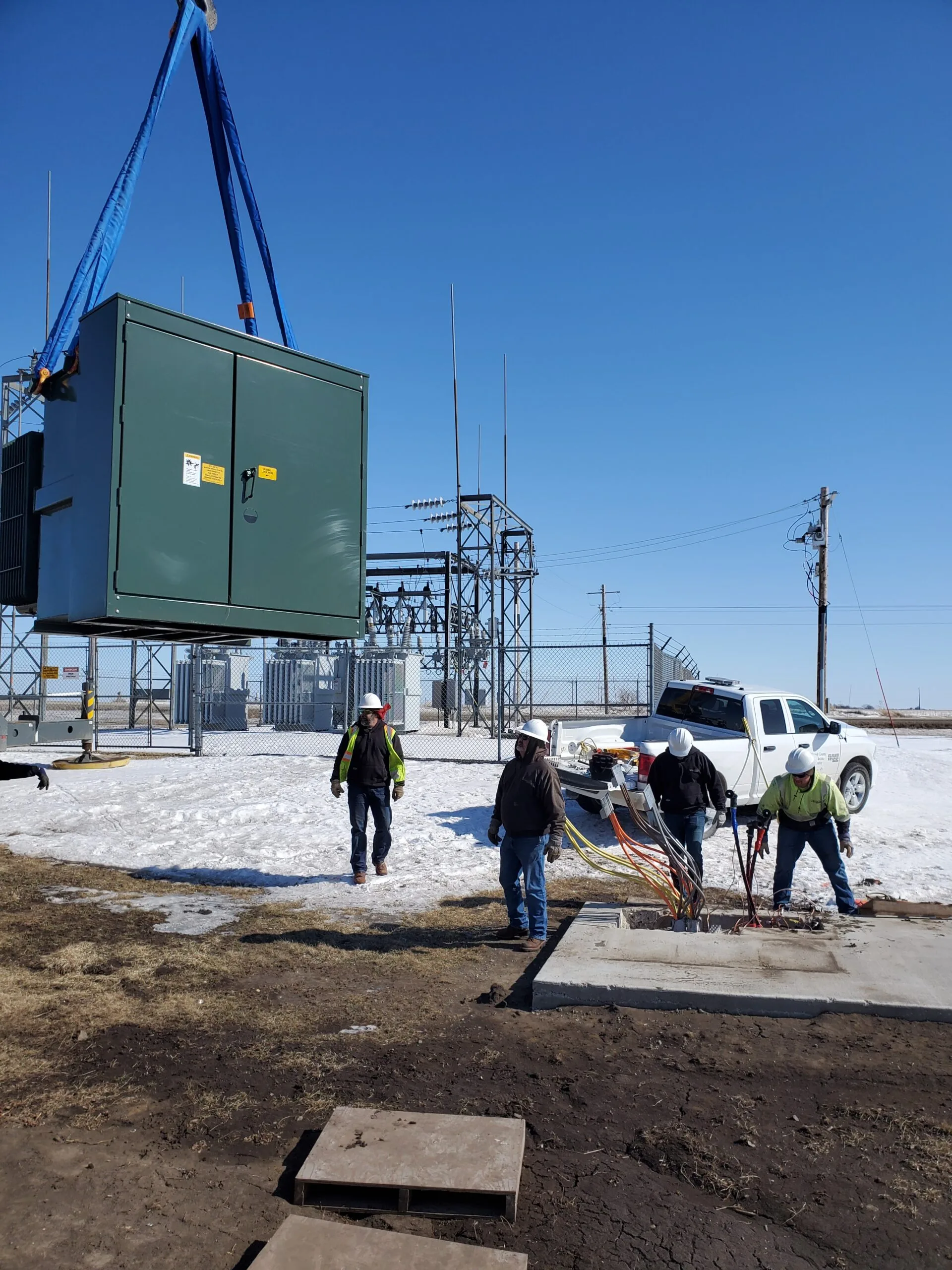 MiningStore team at a mining facility